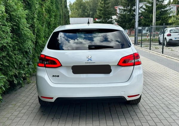 Peugeot 308 cena 27500 przebieg: 174000, rok produkcji 2014 z Tarczyn małe 79